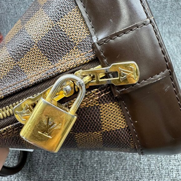 Louis Vuitton Alma PM Damier Ebene Hand Bag 699-081625 - Picture 11 of 15